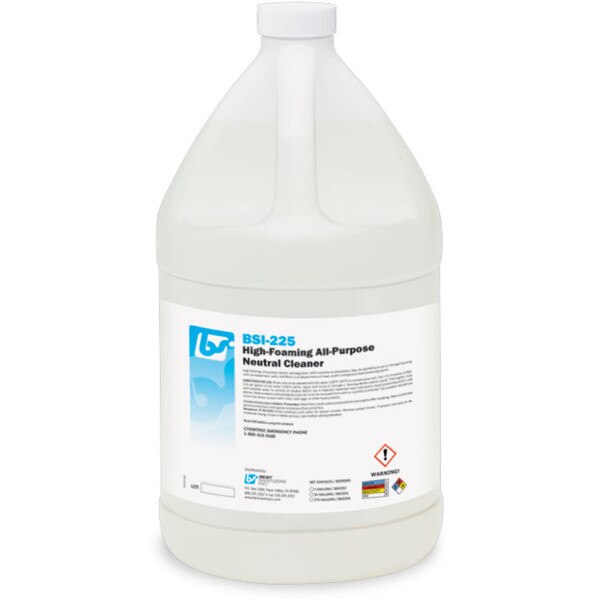 BSI225 High Foaming All Purpose Neutral Cleaner 4x1gallon bottles